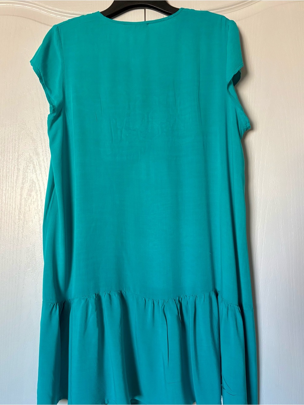 Zen Garden Australian Turquoise Embroidered Tassel Summer Dress Size XL - Picture 2 of 7